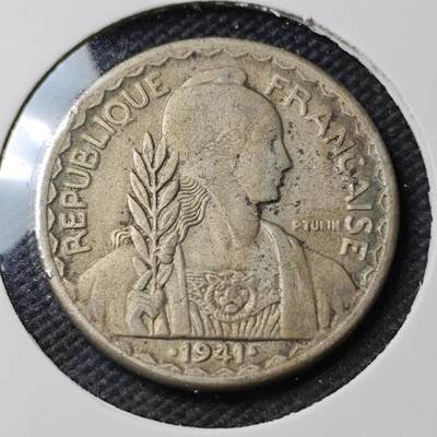 KK钱币收藏小铺  第389期  2月预留时间 周末发货 - 法属印支20分 