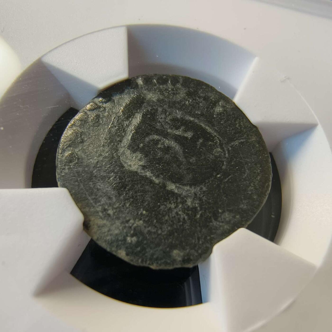 七河·世界币章矿标杂件每周小拍（总第35期）（本场周二结标） （5）k624 大唐西域粟特币 昭武九姓·石国 贝纳坎城铜币 华夏评级F15