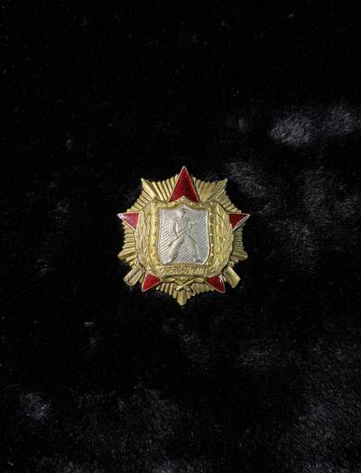 戎马世界章牌大赏第110期 - 朝鲜一级战士荣誉勋章，珐琅有补