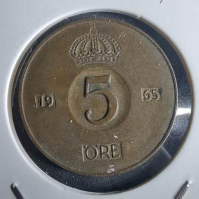 沼泽如烟--第972场 - 瑞典1965年5欧尔