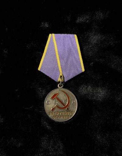 戎马世界章牌大赏第110期 - 苏联劳动优秀奖章，银制