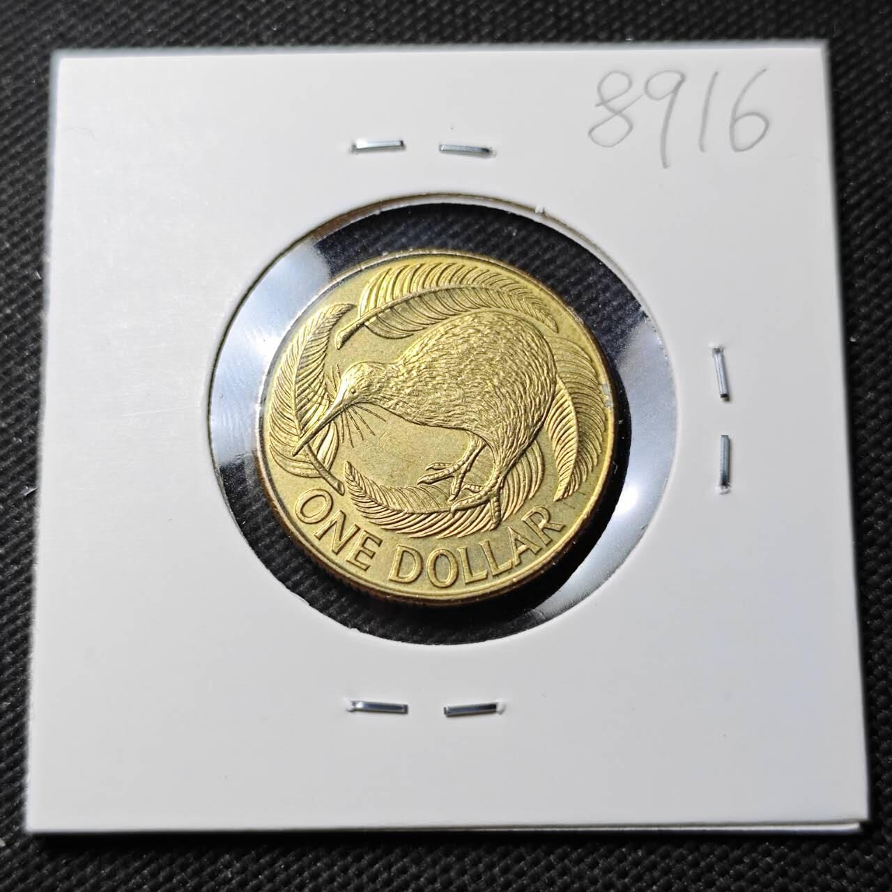 KK钱币收藏小铺  第389期  2月预留时间 周末发货 新西兰1元 