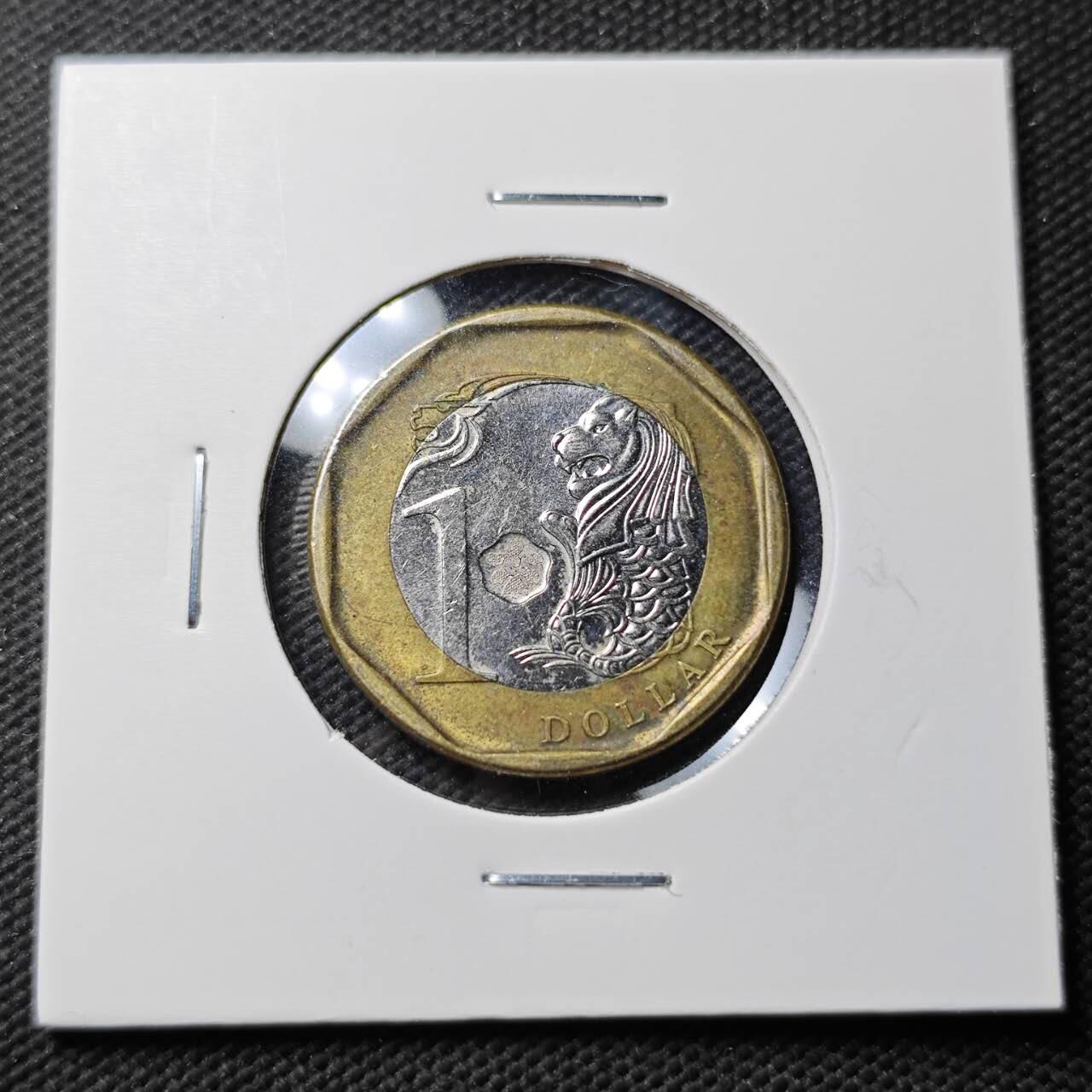 KK钱币收藏小铺  第389期  2月预留时间 周末发货  新加坡1元