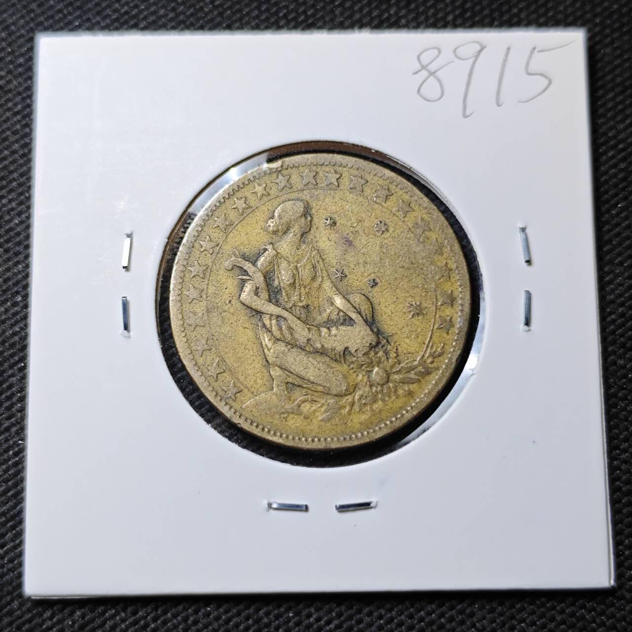 KK钱币收藏小铺  第389期  2月预留时间 周末发货  1927巴西1000瑞斯铜币