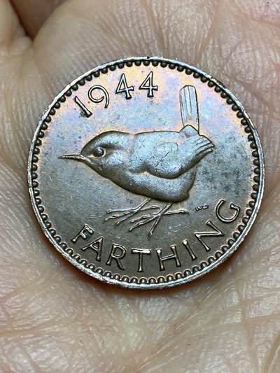 2026年第十五场(总第一百八十四场）外国好品散币场(免佣金) - 带光好品–英国🇬🇧1944年1法新(乔治六世第一版)