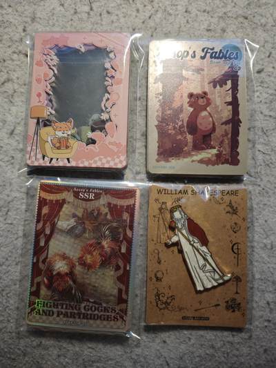 【随心含颖卡拍54期】卡游/集卡社/卡卡沃 抽卡机专场拍卖【无佣金】 - 普卡三袋几十张➕徽章一个