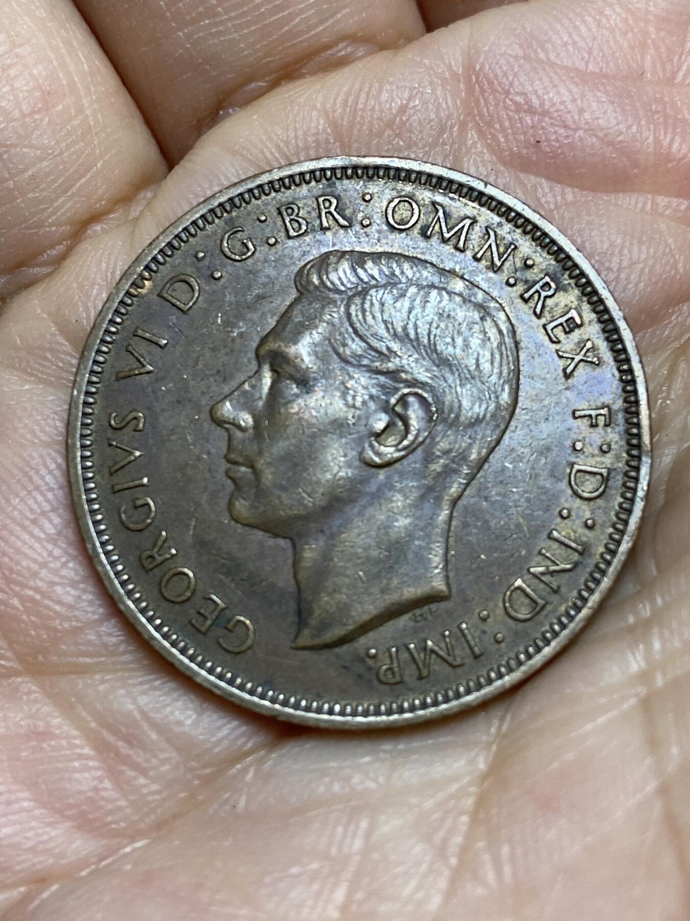 2026年第十五场(总第一百八十四场）外国好品散币场(免佣金) 英国🇬🇧1945年1便士(乔治六世第一版)