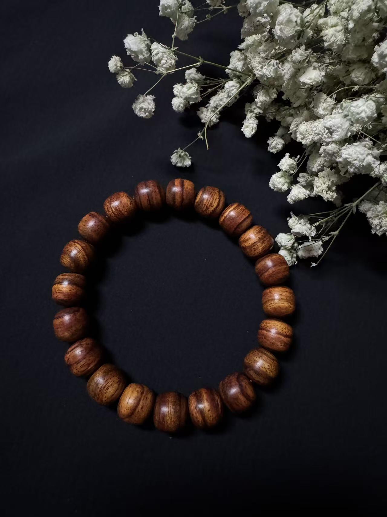 零元拍：海南黄花梨老型珠手串11/10MM