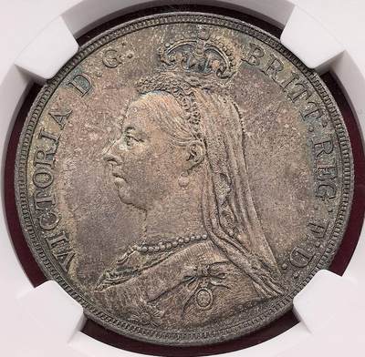 凡希社世界钱币微拍第三百十九期 - 荐！1889英国老维高冠马剑NGC-MS63，分数不算顶级但包浆绝对千里挑一，实物上手惊艳，请参考视频。