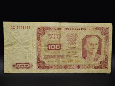 【淘币小摊】实时拍第八百五十四拍   无佣金福利纸币场   满百包邮可预留二周 每周一统一发货   - 波兰100兹罗提纸币【有折】