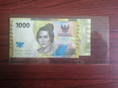 评级卡卡牌和纸币0元起拍（卡牌，纸币，送拍） - 【印度尼西亚】纸币，三张，UNC品相
