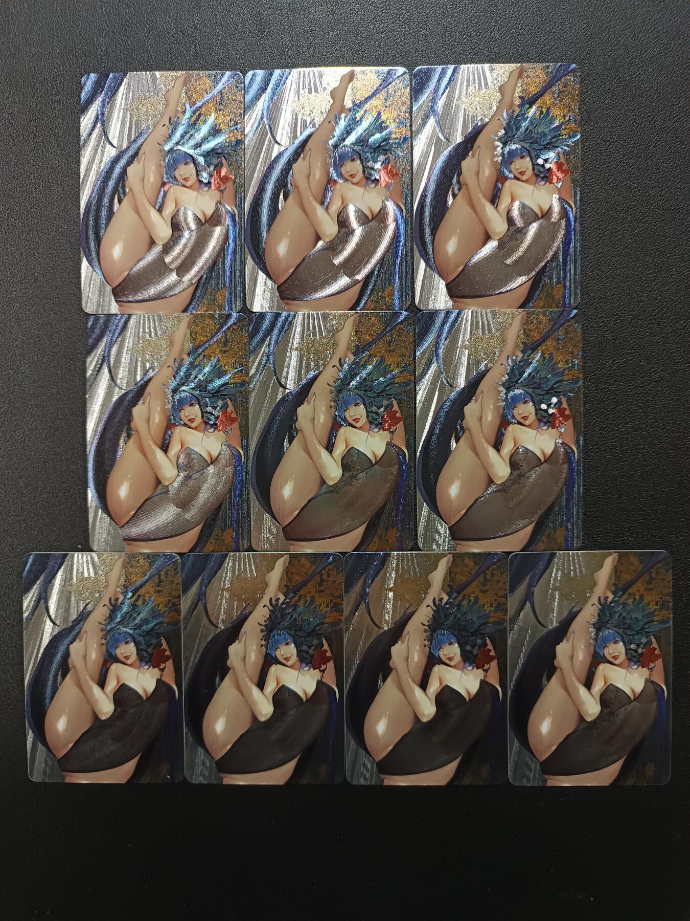 天玑星卡拍第165期《1.26周一截拍》持续收拍收评中 满赠卡需备注 宁缺卡牌 动漫美女 粗闪 10张