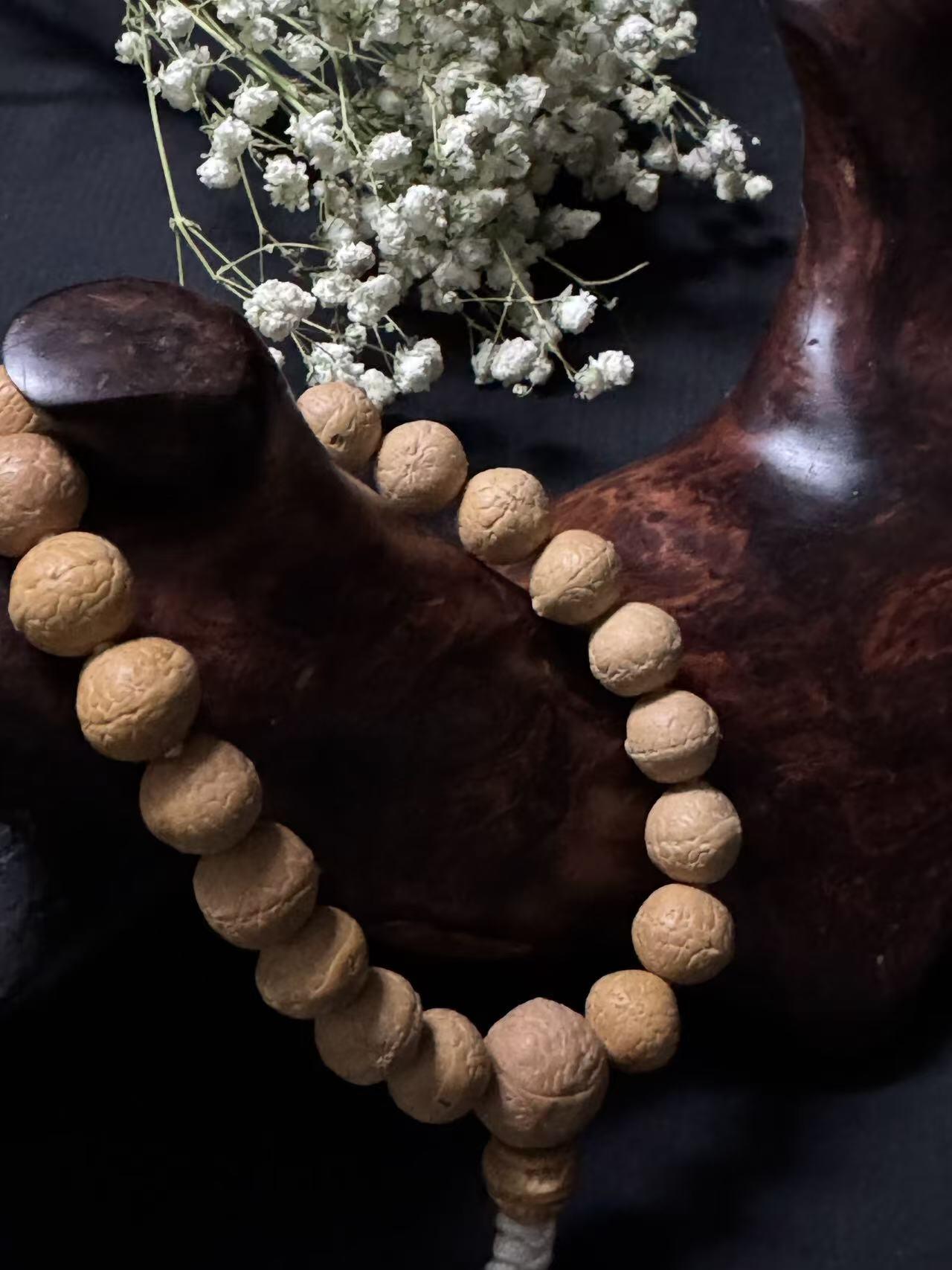 零元拍：凤眼单仓（媲美铁籽）大眼萌12MM左右念珠手串，2025年新籽，皮质超棒。