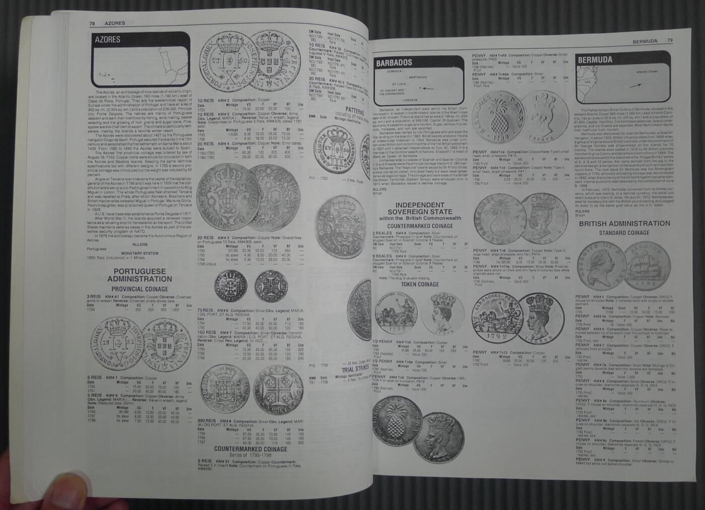 世界钱币章牌书籍专场拍卖01.25 世界硬币目录1701--1800