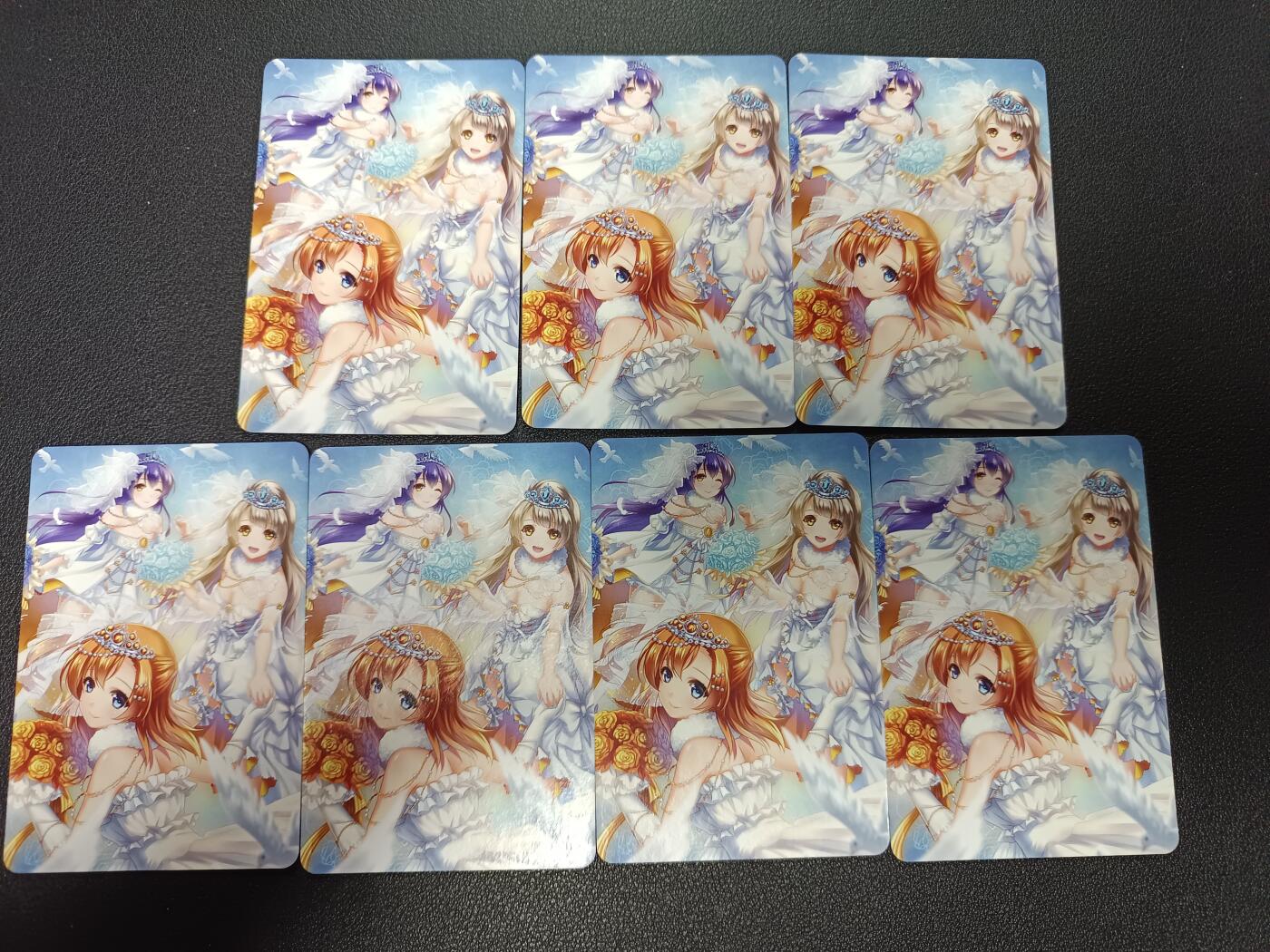 天玑星卡拍第165期《1.26周一截拍》持续收拍收评中 满赠卡需备注 动漫美女 自制卡 彩闪 七张