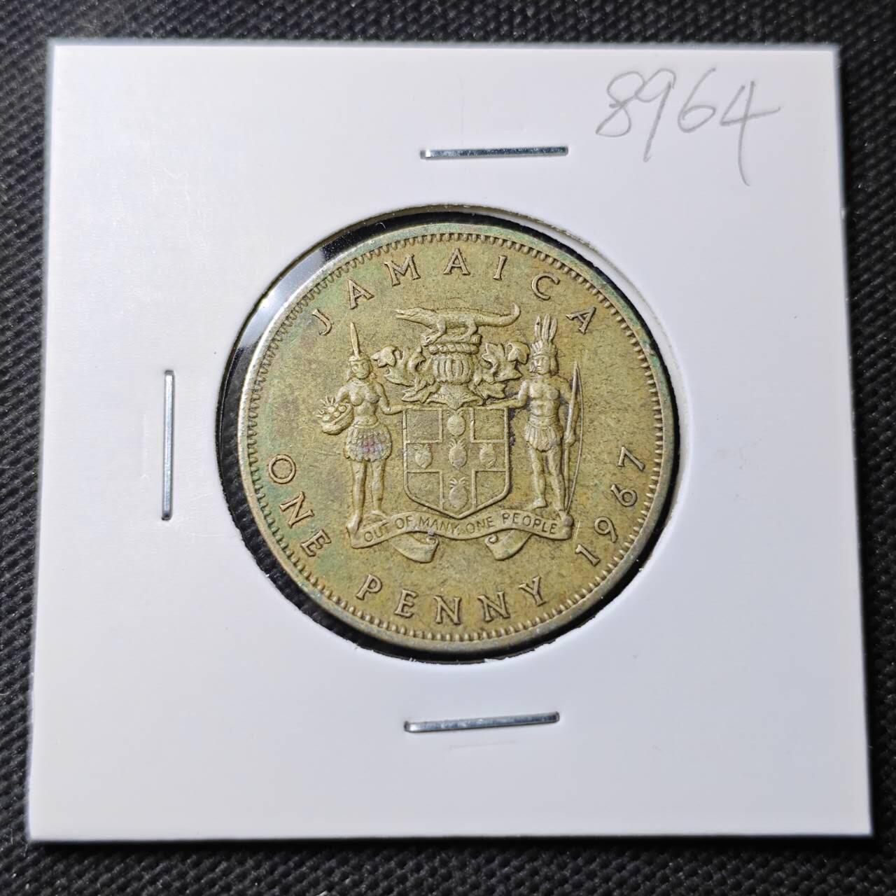 KK钱币收藏小铺  第389期  2月预留时间 周末发货  英属牙买加一便士铜币