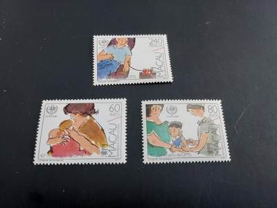 博彦收藏   1月31日 8点邮票专场 全场包邮 - 澳门 卫生组织新全 全新