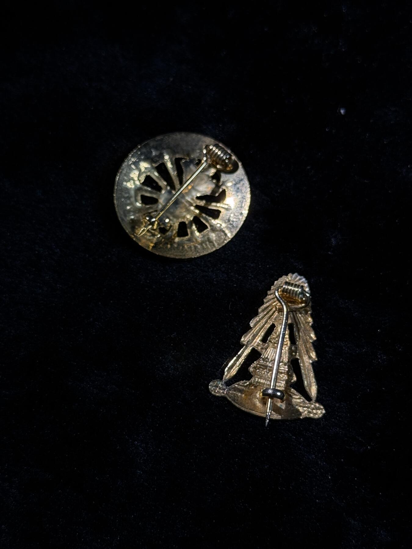 戎马世界章牌大赏第110期 左：泰国 法政大学校徽 学运和左派堡垒 右：泰国 皇家朱拉隆功大学教职员证章 稀少