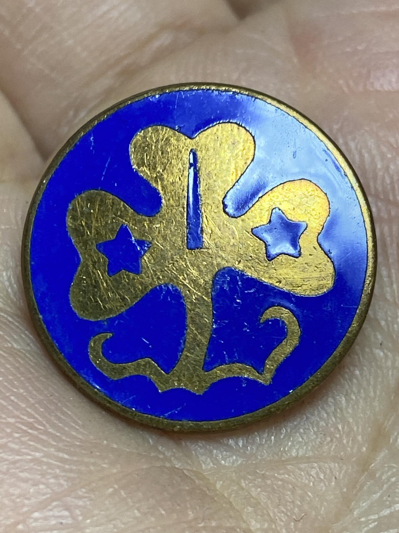 2026年第十五场(总第一百八十四场）外国好品散币场(免佣金) 英国🇬🇧约1930–1960年世界女童军协会（WAGGGS）胸针