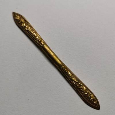 杂件专场96期 - 清代鎏金蝶恋花纹发簪