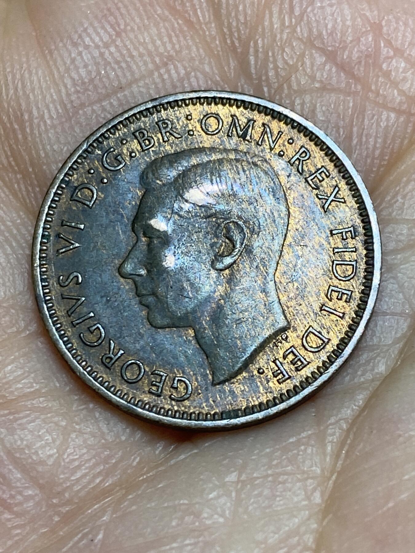 2026年第十五场(总第一百八十四场）外国好品散币场(免佣金) 英国🇬🇧1950年1法新(乔治六世第二版)