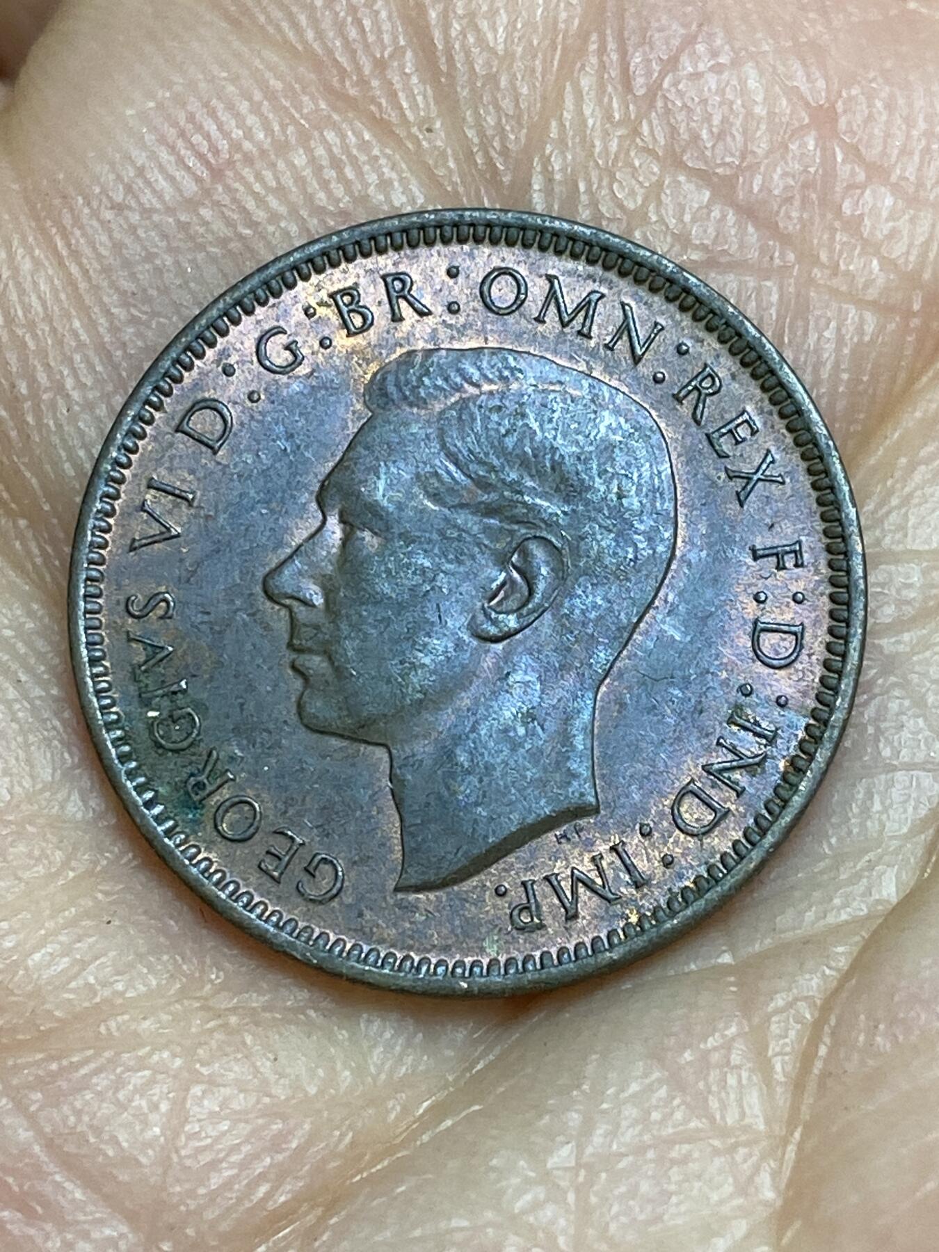 2026年第十五场(总第一百八十四场）外国好品散币场(免佣金) 英国🇬🇧1940年1法新(乔治六世第一版)