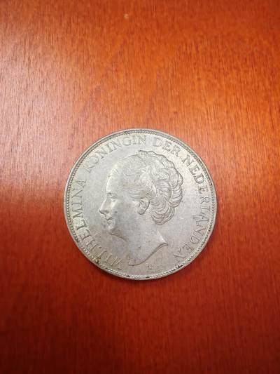 长老汇蛇年精选第九十五场拍卖 - 1937 荷兰威廉明娜2.5盾银币，25克720银，未流通品