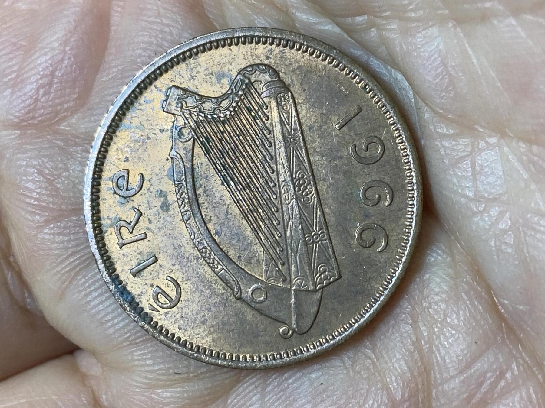 2026年第十四场(总第一百八十三场）外国好品散币场(免佣金) 爱尔兰🇮🇪1966年1/2便士(共和国时期第一套)