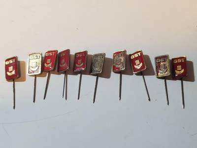 韵星假日拍卖第三十八期 -- Rimey Holidays Auction 38 - 民主德国Gst准军事部队三级技能章一组十枚