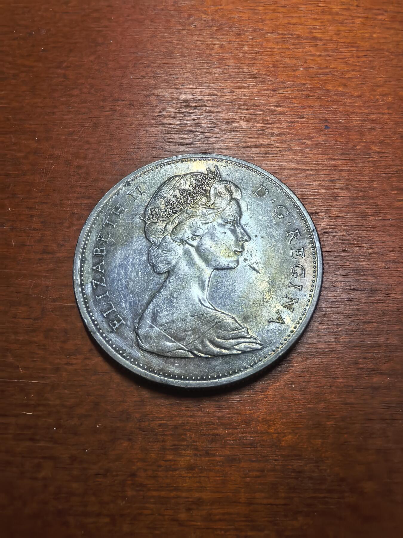 长老汇蛇年精选第九十五场拍卖 1965加拿大划船1元银币，23.33克800银，版本众多