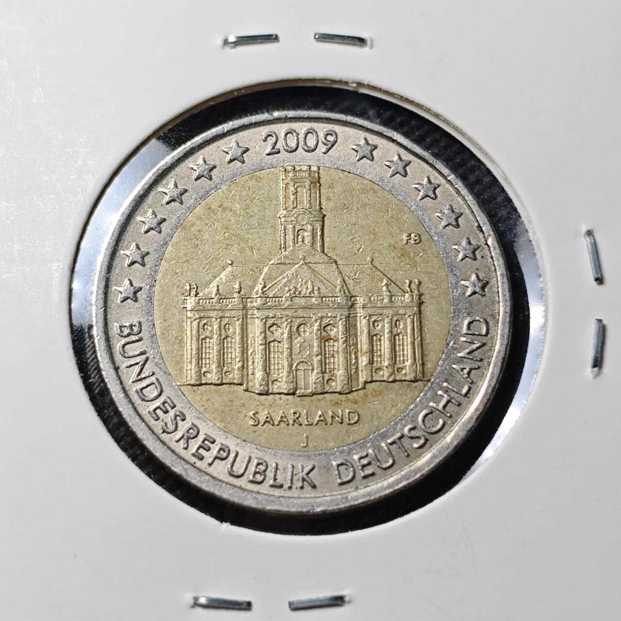 KK钱币收藏小铺  第389期  2月预留时间 周末发货   2009欧元2欧纪念币