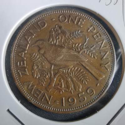 沼泽如烟--第973场 - 新西兰1959年1便士