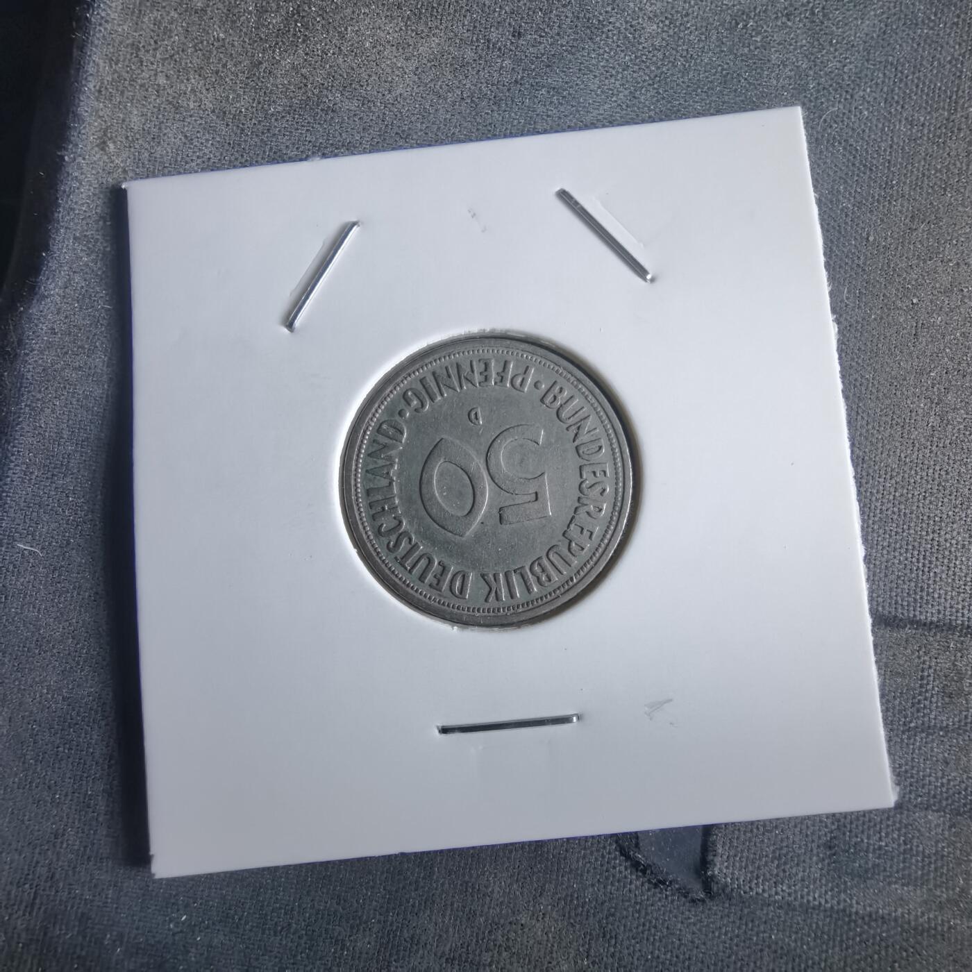 沼泽如烟--第972场 德国1950年50芬尼