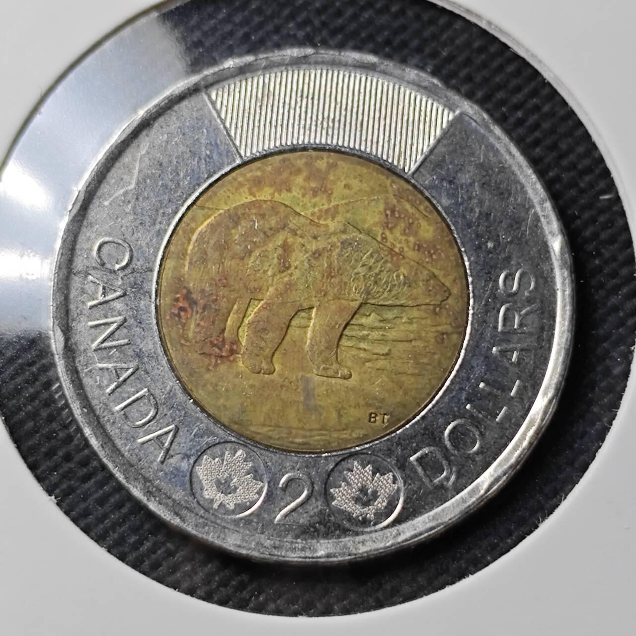 KK钱币收藏小铺  第389期  2月预留时间 周末发货  2012加拿大2元