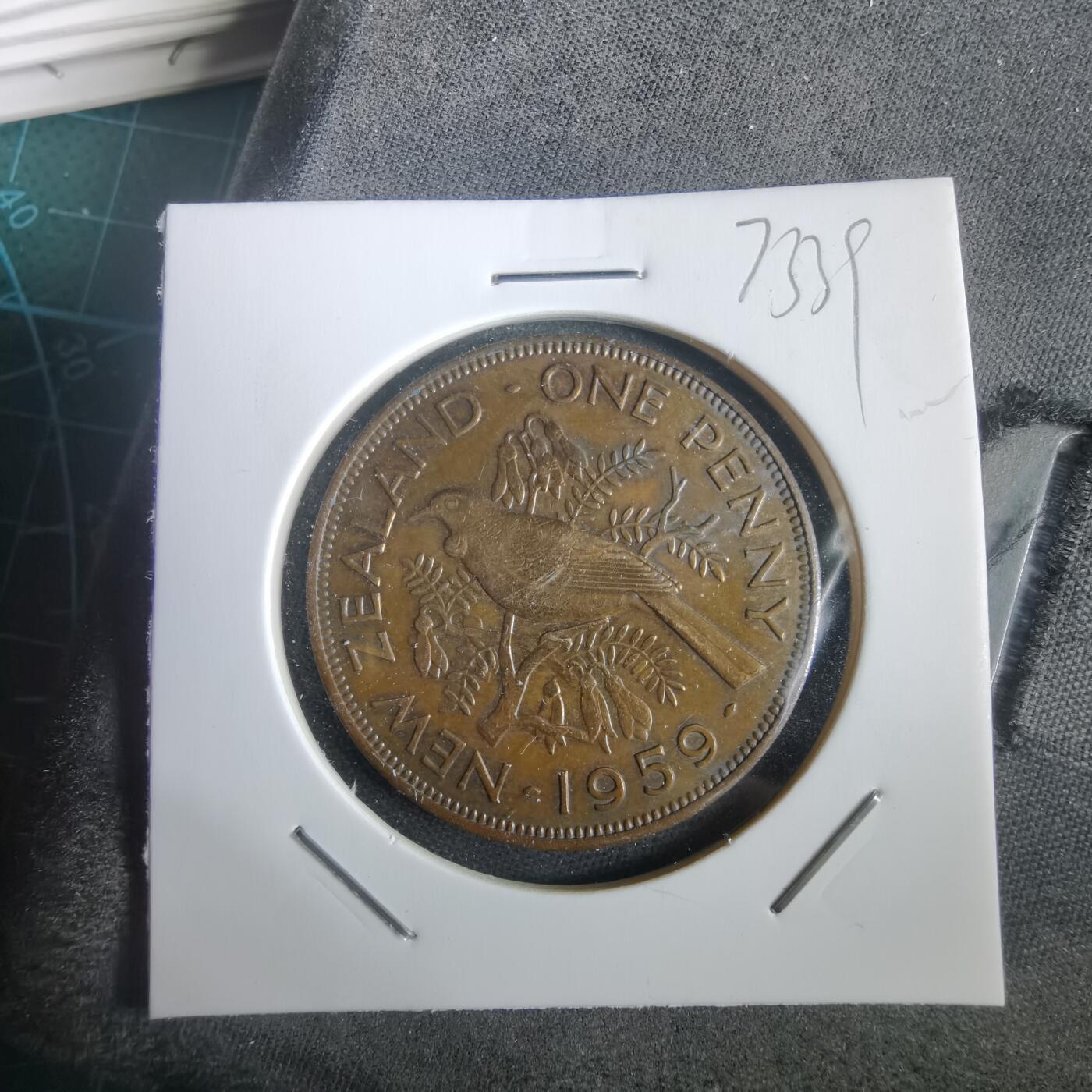 沼泽如烟--第973场 新西兰1959年1便士