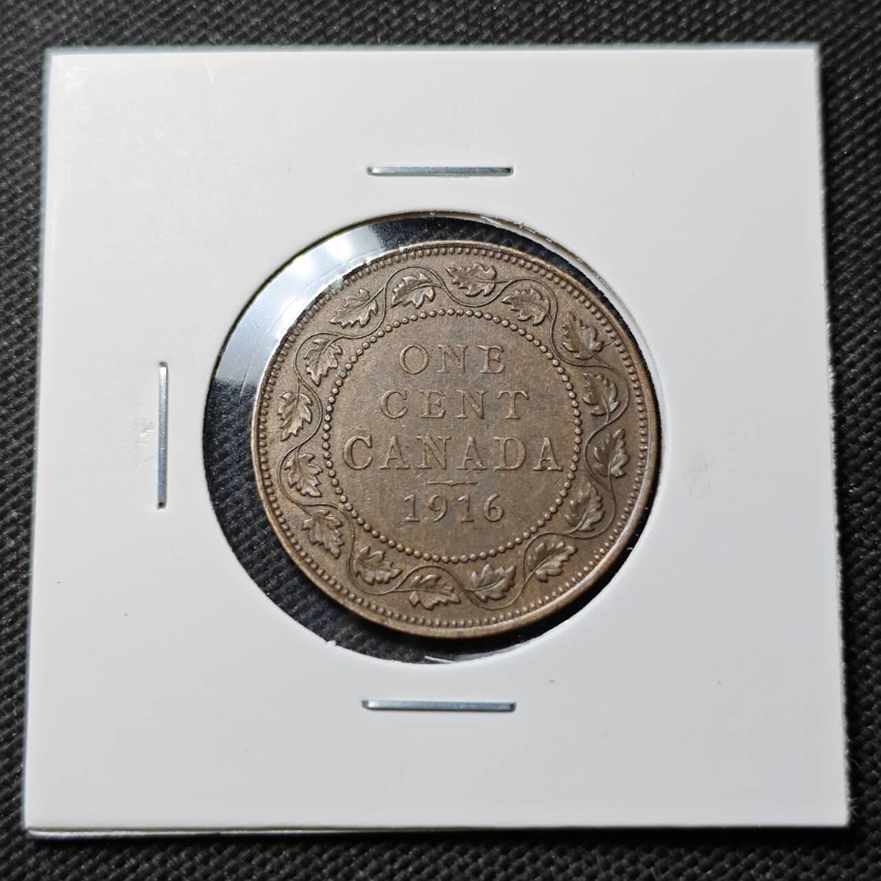 KK钱币收藏小铺  第389期  2月预留时间 周末发货 英属加拿大1分铜币 