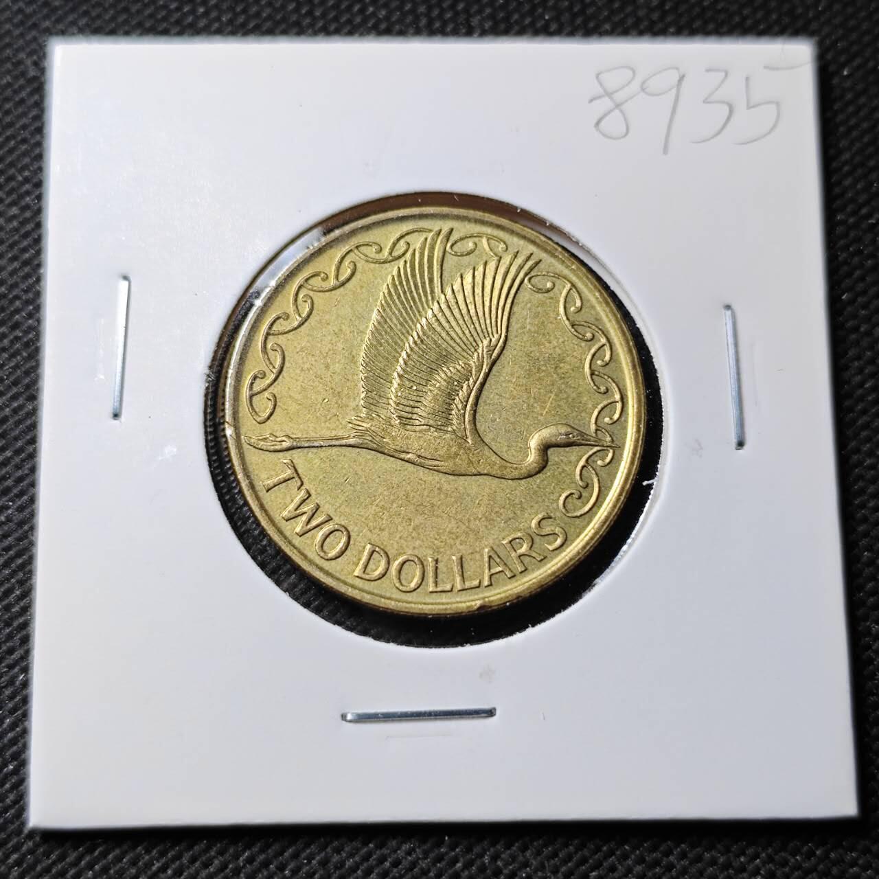 KK钱币收藏小铺  第389期  2月预留时间 周末发货  新西兰2元