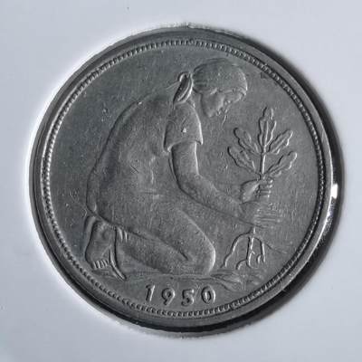 沼泽如烟--第972场 - 德国1950年50芬尼