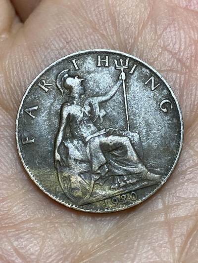 2026年第十五场(总第一百八十四场）外国好品散币场(免佣金) - 英国🇬🇧1920年1法新(乔治五世第二版)