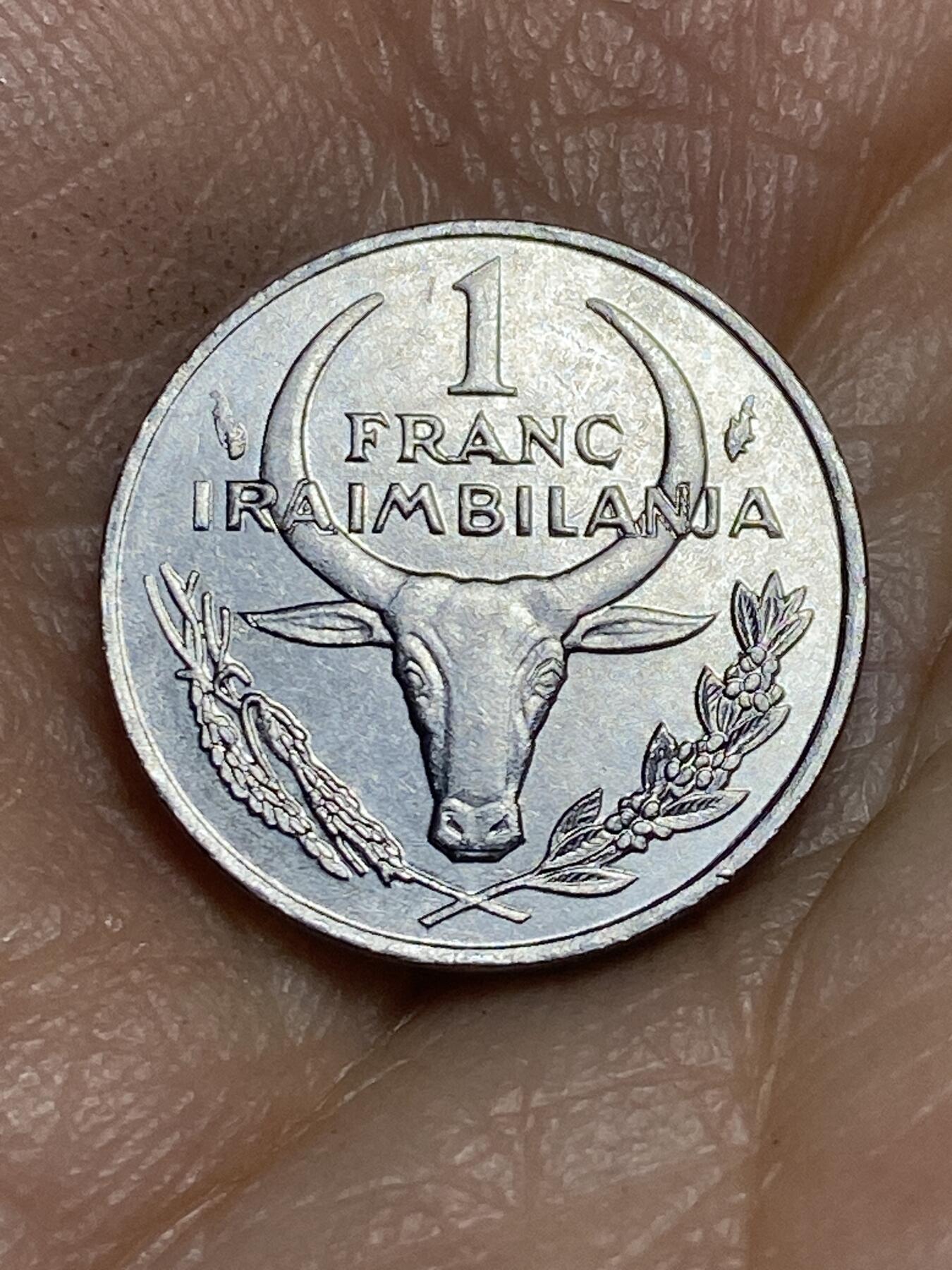 2026年第十五场(总第一百八十四场）外国好品散币场(免佣金) 马达加斯加🇲🇬1993年1法郎