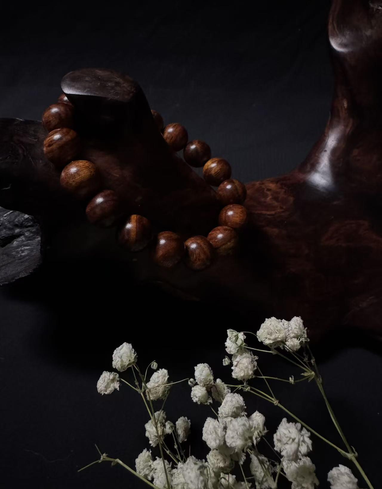 零元拍：海南黄花梨手串12MM