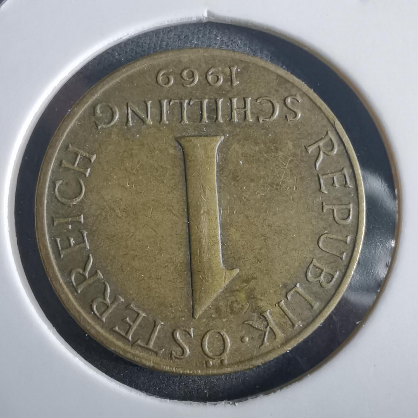 沼泽如烟--第972场 奥地利1969年1先令