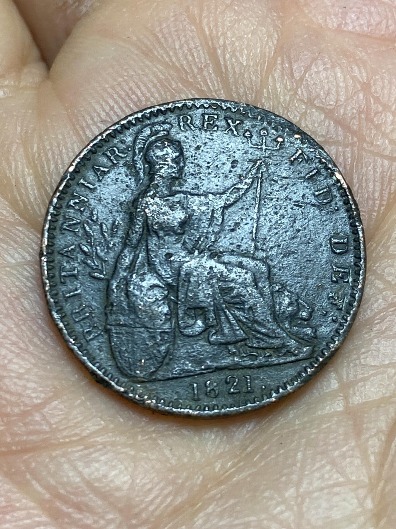 2026年第十五场(总第一百八十四场）外国好品散币场(免佣金) 英国🇬🇧1821年1法新(乔治四世时期)