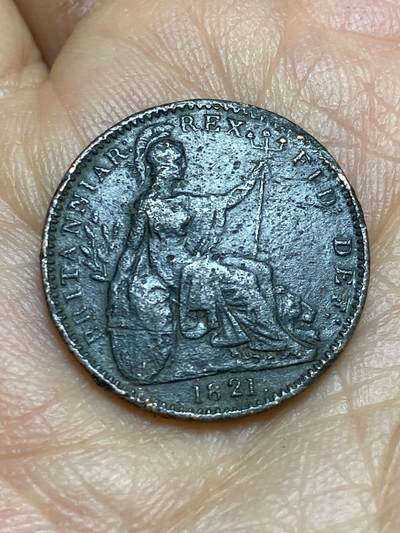 2026年第十五场(总第一百八十四场）外国好品散币场(免佣金) - 英国🇬🇧1821年1法新(乔治四世时期)