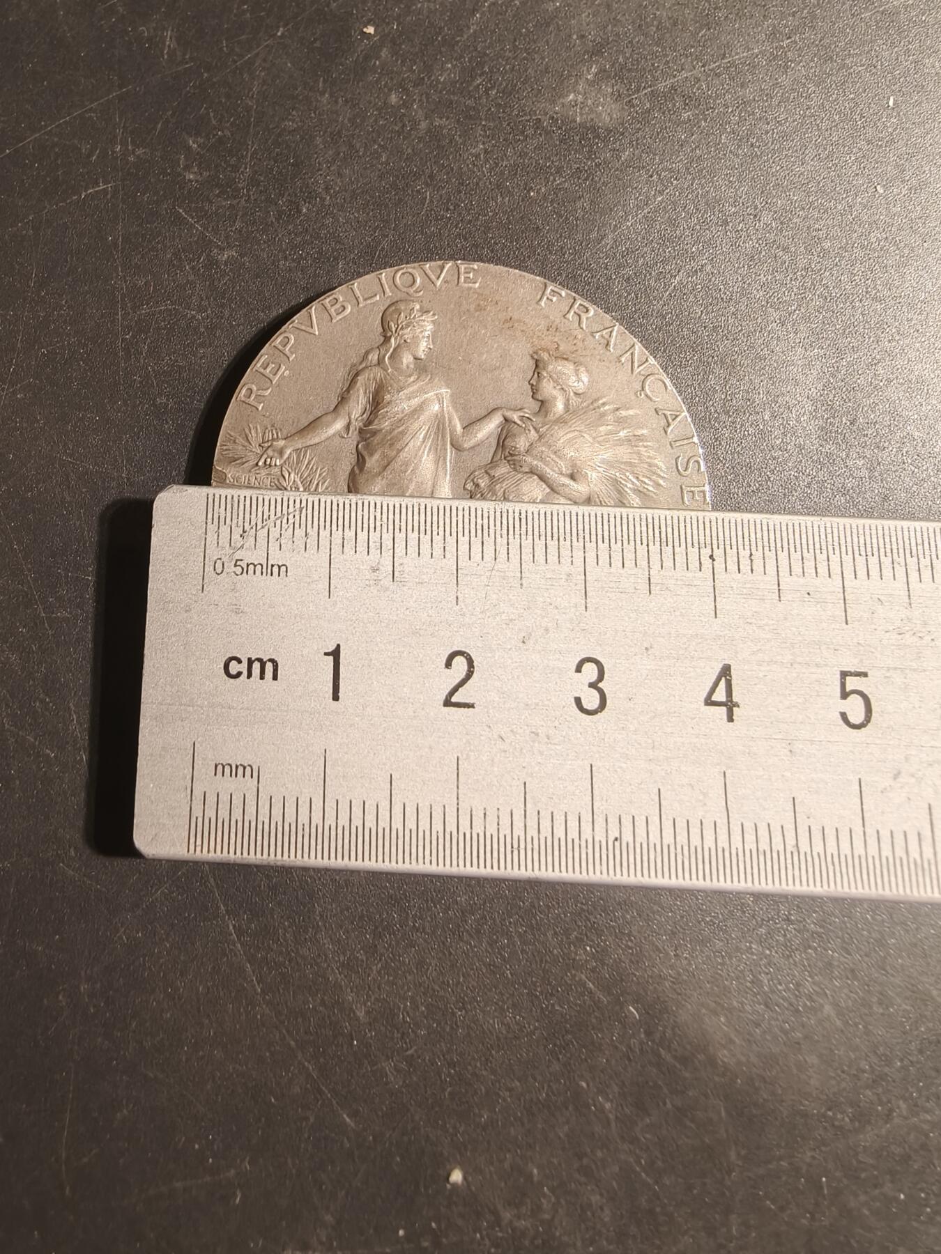 老王徽章第179期 法国农业协会大银章    大师阿尔菲杜布瓦作品    直径41mm   800银    重量36.9g