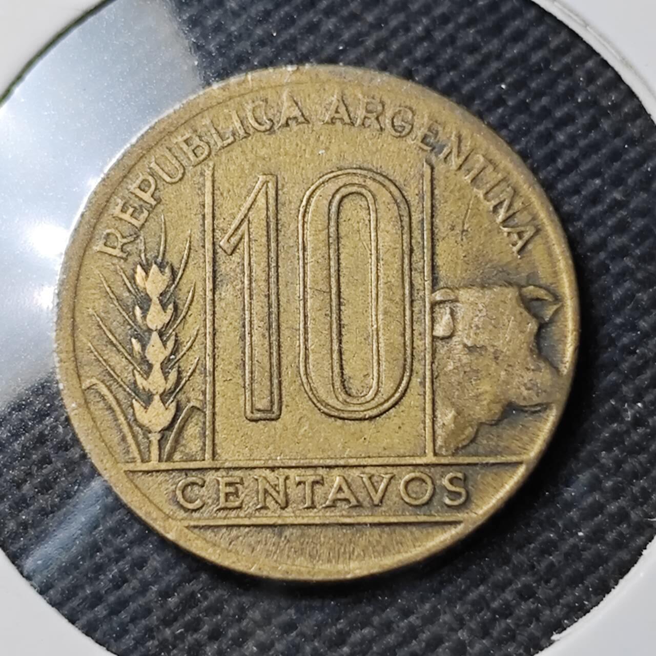 KK钱币收藏小铺  第389期  2月预留时间 周末发货 1946阿根廷10分 