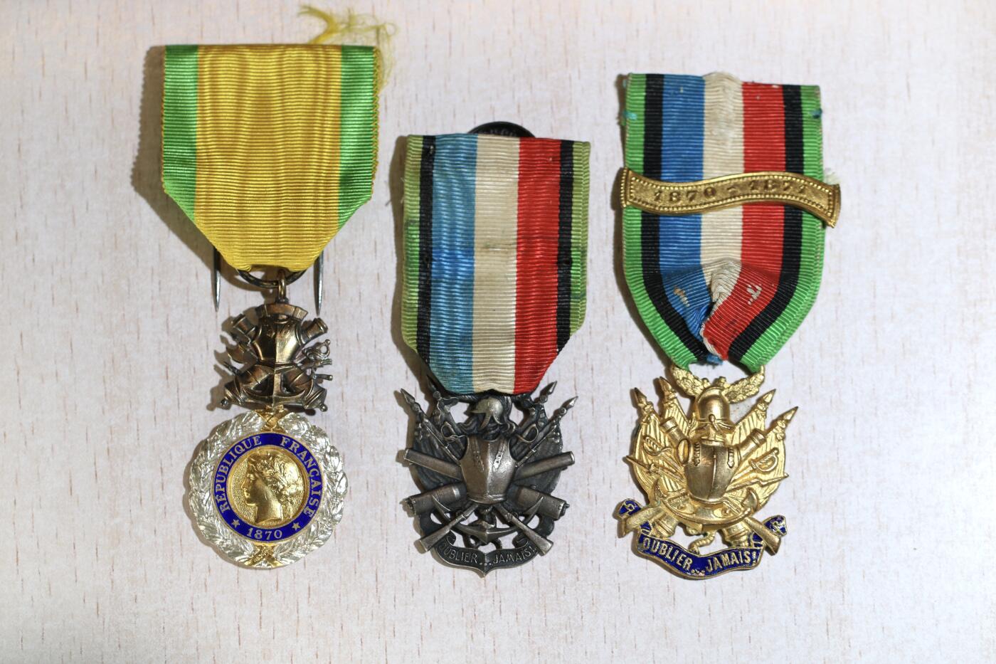 大猫徽章拍卖 第287期 法国军事荣誉与价值奖章950银，19克，法国普法战争金级，银级奖章。