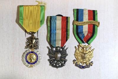 大猫徽章拍卖 第287期 - 法国军事荣誉与价值奖章950银，19克，法国普法战争金级，银级奖章。