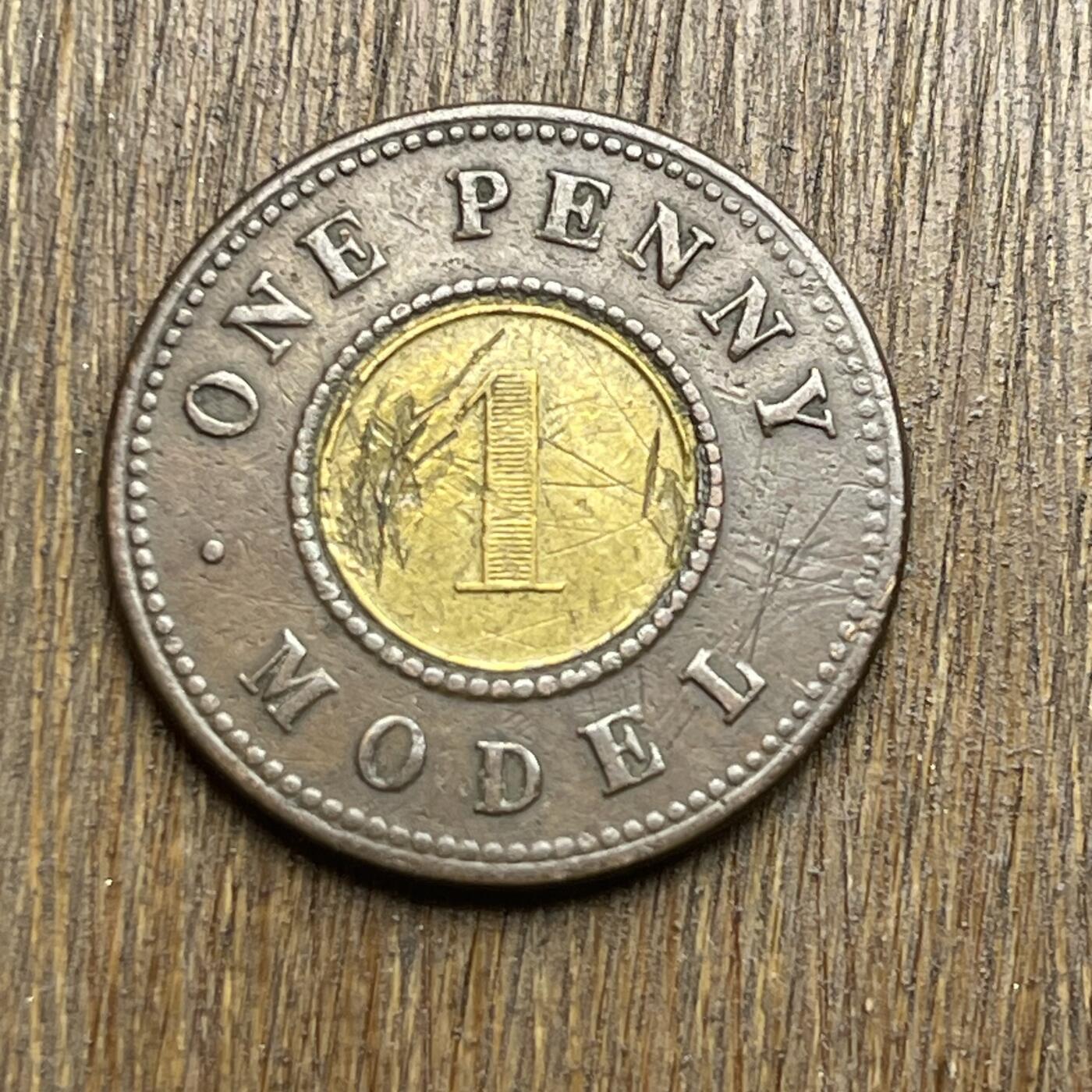 【铜匠收藏】★第140加场★精品老铜币 硬币专场 不寄存，200包邮。不满200元，支付5元运费。《接受代拍 代送NGC评级》 100【无寄存】1844 维多利亚 双色 1便士 样币