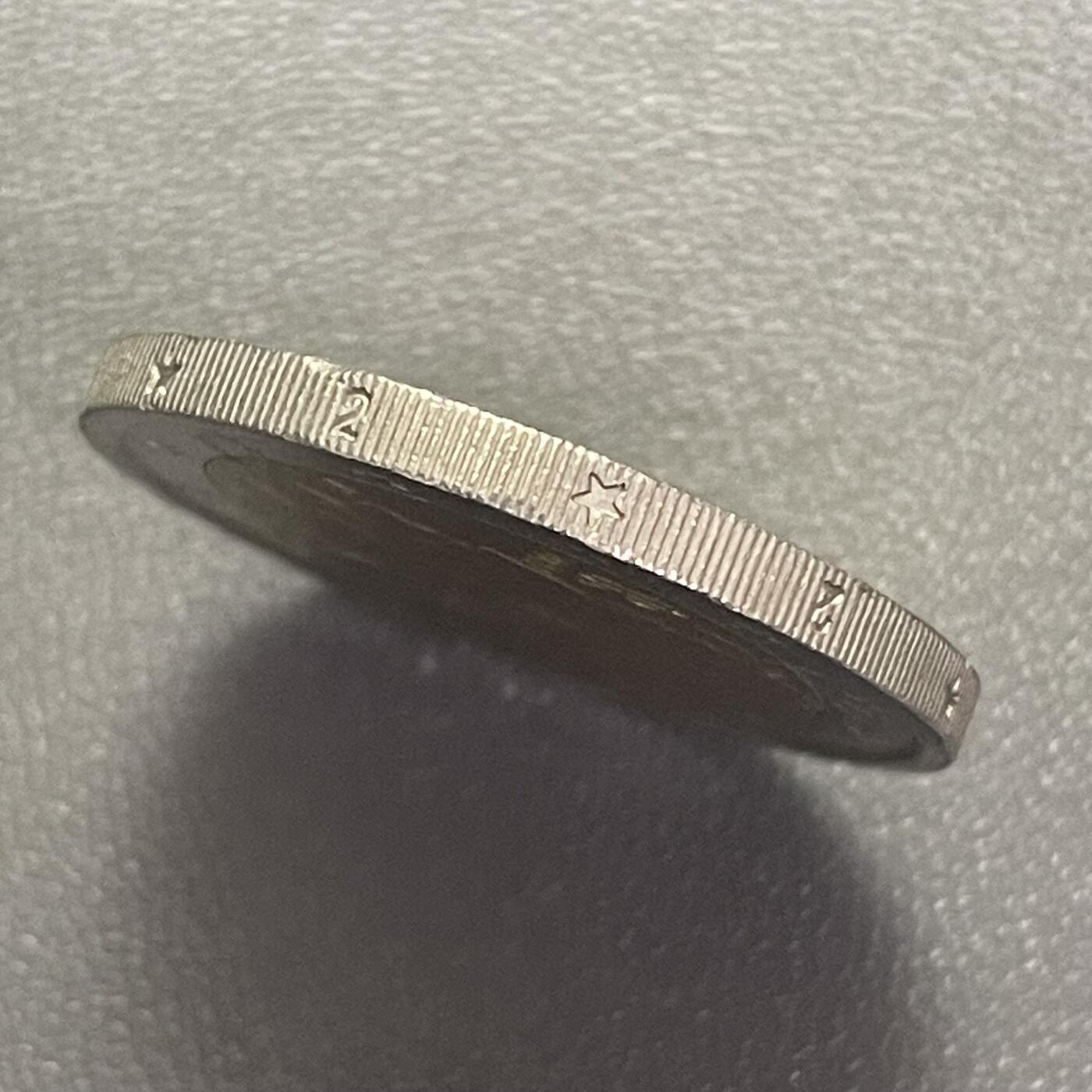 回流0125 意大利2002年2欧元双色币 画家拉斐尔的丹蒂·阿利吉耶里肖像